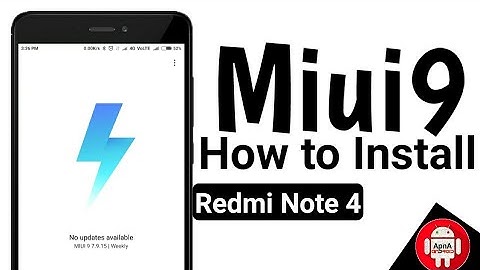 Miui 9 Redmi Note 4 | How to Install | Global Stable😎[Apna Android]