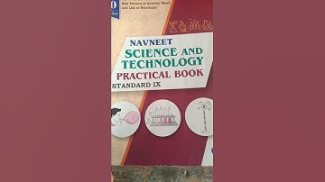 9th Science and technology practical book ( part 1) experiment 1