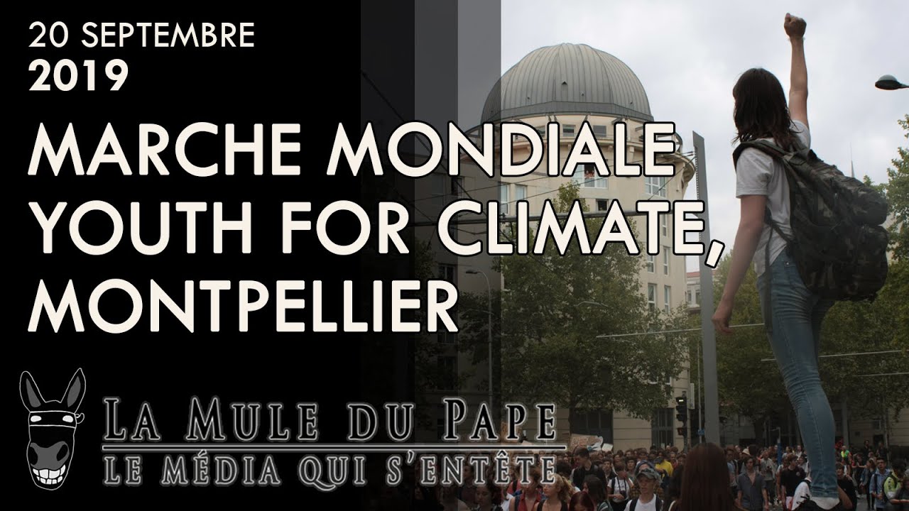 Marche mondiale Youth for Climate - Montpellier, 20 septembre 2019