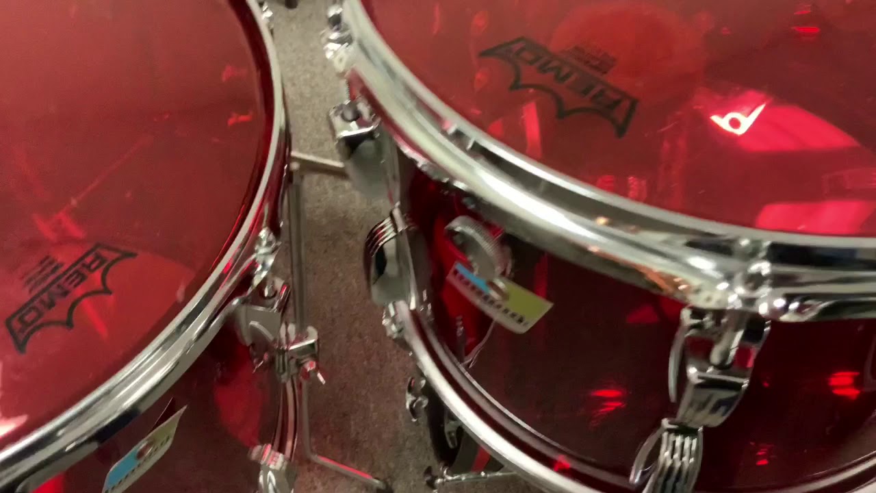 ludwig red vistalite