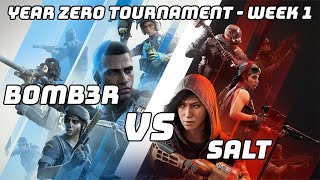 6: Siege | The Year Zero Tournament - Week 1: Bomb3r vs A Salt with a Deadly Weapon
6: Siege | The Year Zero Tournament - Week 1: Bomb3r vs A Salt with a Deadly Weapon 6: Siege | The Year Zero Tournament - Week 1: Bomb3r vs A Salt with a Deadly Weapon