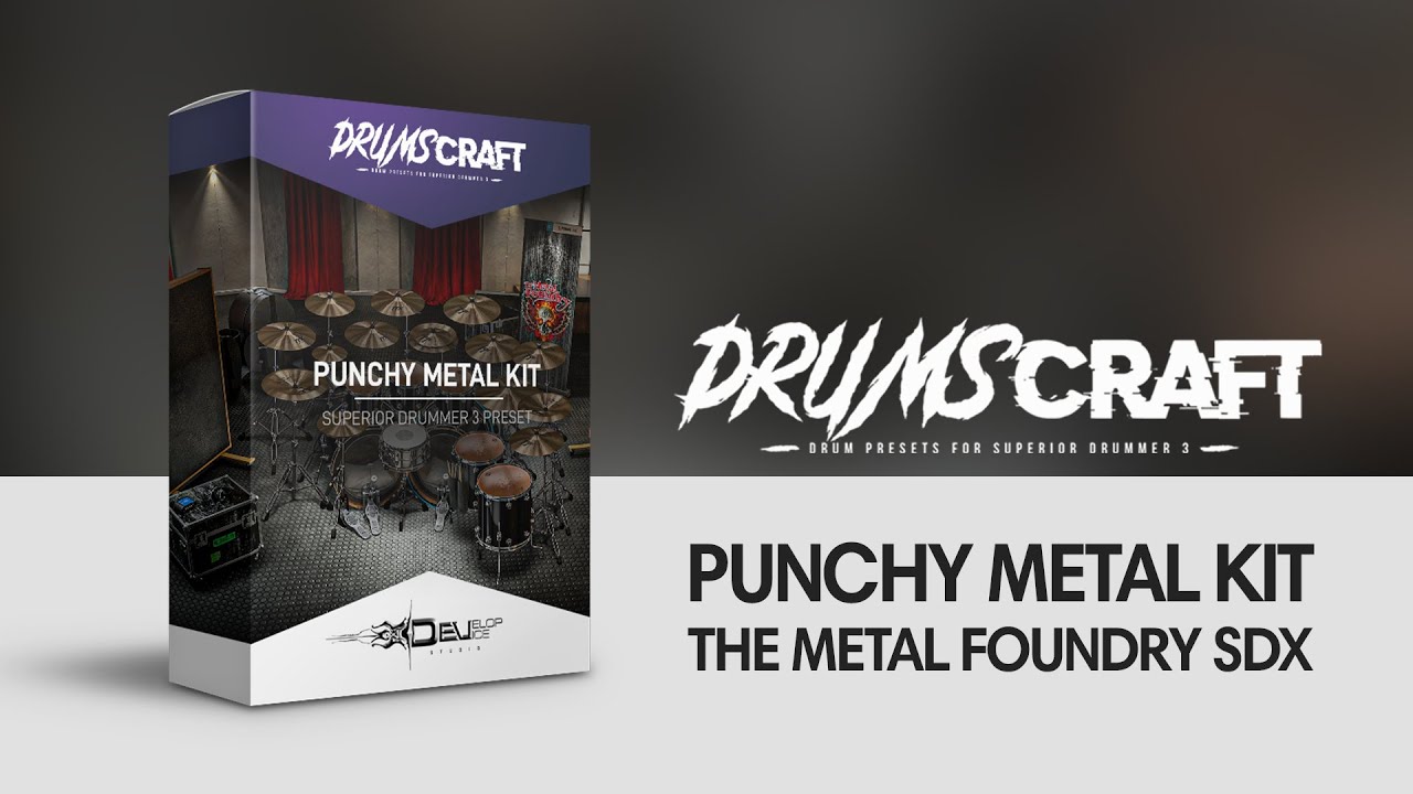 Metal Foundry Collection: Superior Drummer 3 Presets for The Metal Foundry SDX | 11 Album-Ready Presets - Sound Demo Video