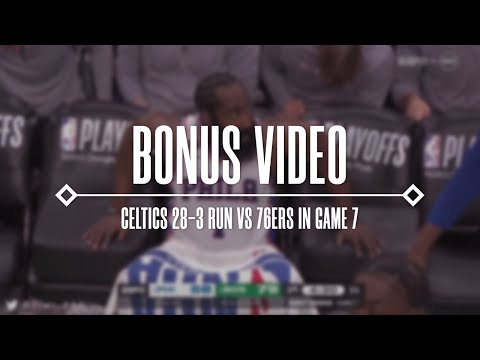 Boston Celtics 28-3 Run vs Philadelphia 76ers in Game 7 (05/14/2023)