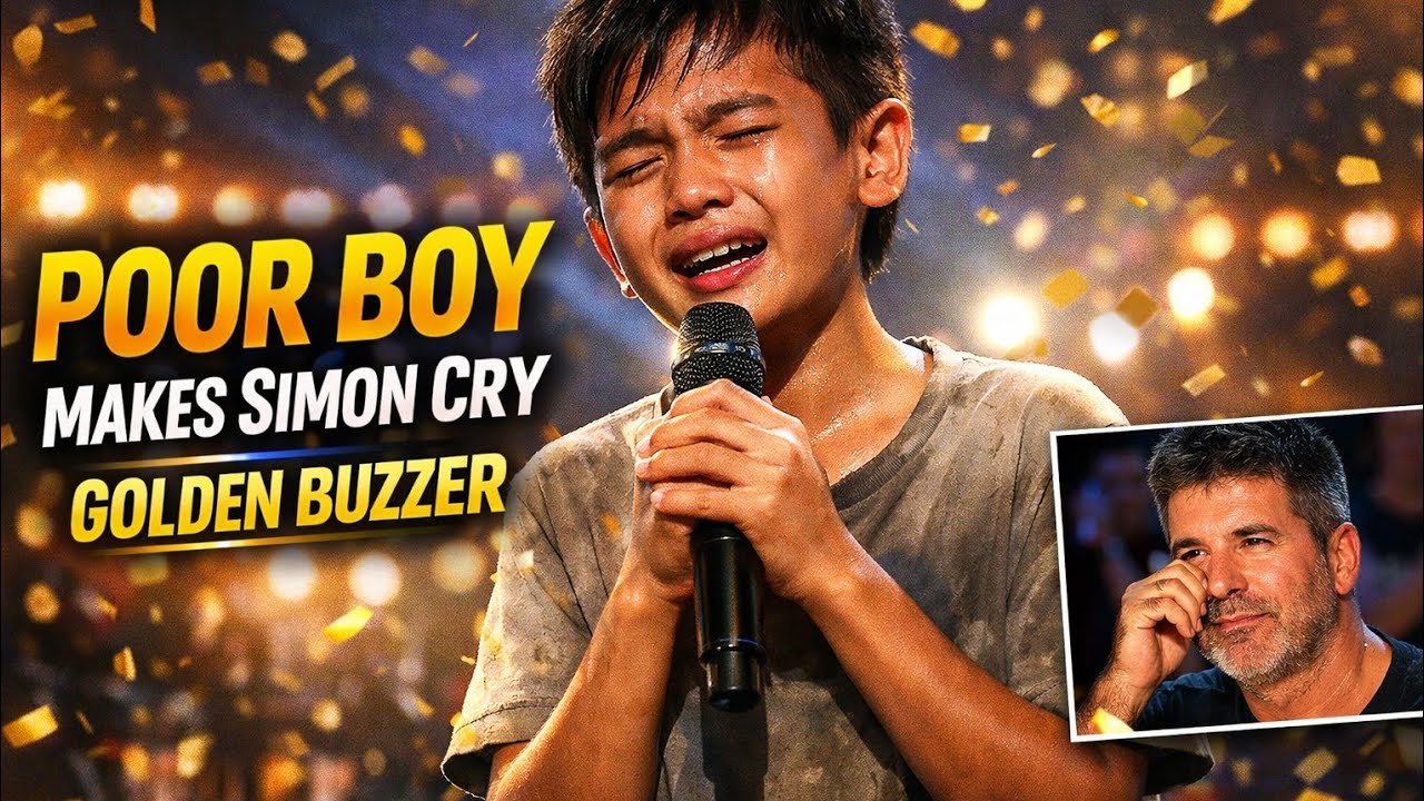Poor Filipino Boy Brings AGT Judges to Tears | Simon Cowell Golden Buzzer Moment