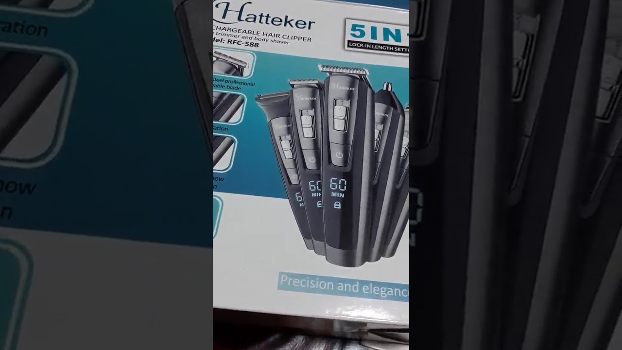 Hatteker Regolabarba Tagliacapelli Uomo Professionale Barba, Ottimo prodotto 5 in 1