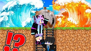 😱 EPIC LAVA and WATER TSUNAMI VS SECRET Bunker in Minecraft
