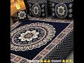 King Size Stuff Velvet Jaquard1 Bedsheet95/95 inch2 Pillow Cover19/29 inch1 Cushion Cover15/15 inch