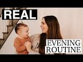 Our REAL night time evening routine with TRIPLETS and a 3 Year Old