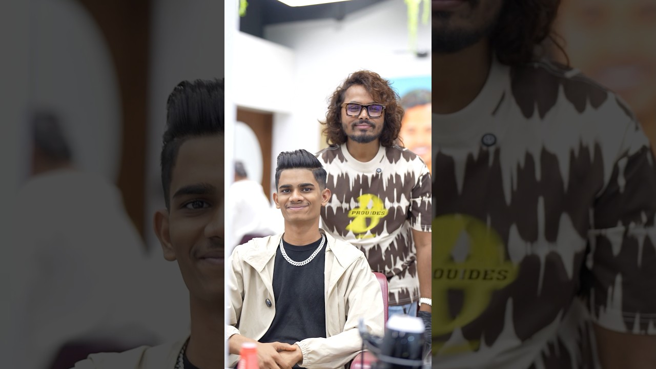 Precision haircut + hair treatment = next-level style ✂️✨ #shanuzzsalon #trending #viral