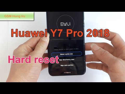 How To Hard Reset Huawei Y7 Pro 2018 Forgot Screen Password Code.