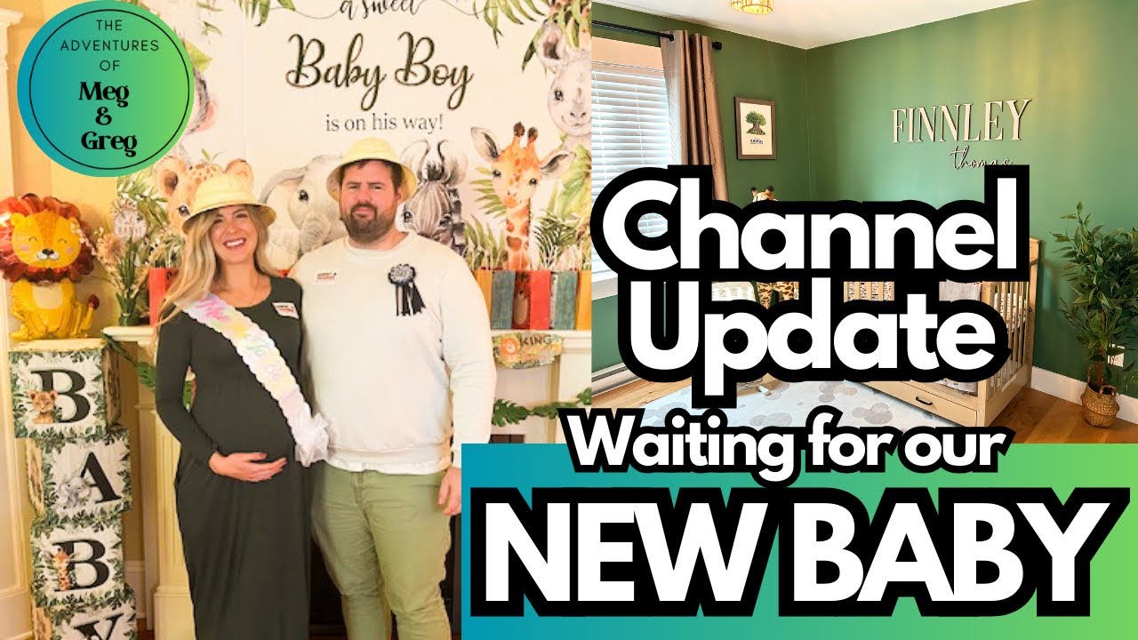Expecting our Baby Boy - Our Disney Animal Kingdom Nursery   & Baby Shower - Channel & Life Update