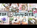 🌷TOP 15 Spring Home Decor DIYS | BEST Dollar Tree Spring DIYS on a BUDGET!! 🌷