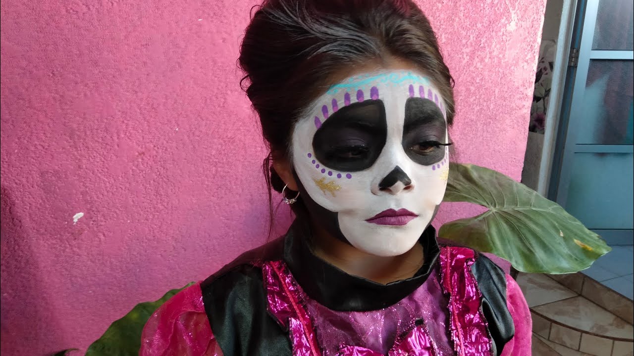 MAQUILLAJE Y PEINADO DE MAMÁ IMELDA FÁCIL Y RAPIDO PELÍCULA DE COCO  MAQUILLAJE PARA DIA DE MUERTOS - YouTube