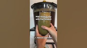 Bottling beer with The Catalyst conical fermenter