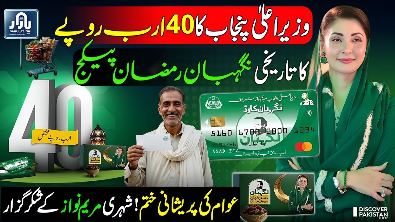 Rs40 Billion Ramzan Relief Package | CM Punjab Maryam Nawaz Historic Step | Discover Pakistan