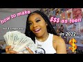 HOW I MAKE MONEY AS A TEEN | my different streams of income $ *fast & simple*