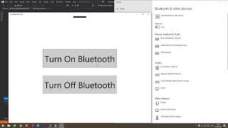 [Graduation Project] 20190826 UWP Application to Turn Bluetooth On Off in Windows 10 screenshot 3