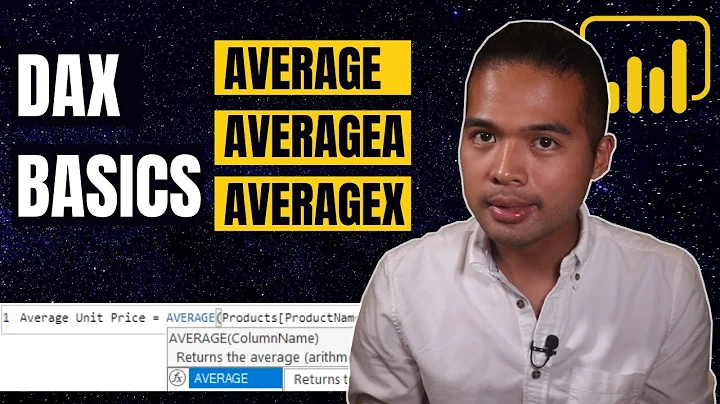 How to use AVERAGE, AVERAGEA and AVERAGEX in Power BI // Beginners Guide to Power BI in 2020