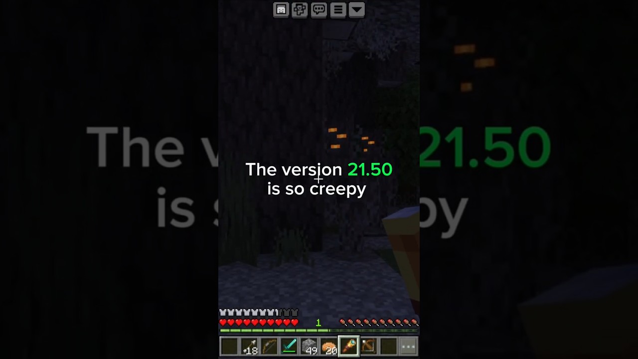 The Minecraft letest version 21.50 is so creepy || 😱😱😰 