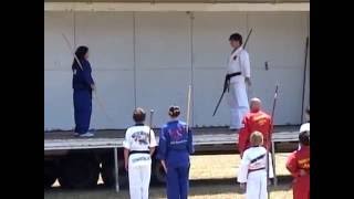 Tae Kwon Do two person Bo Staff form 2006