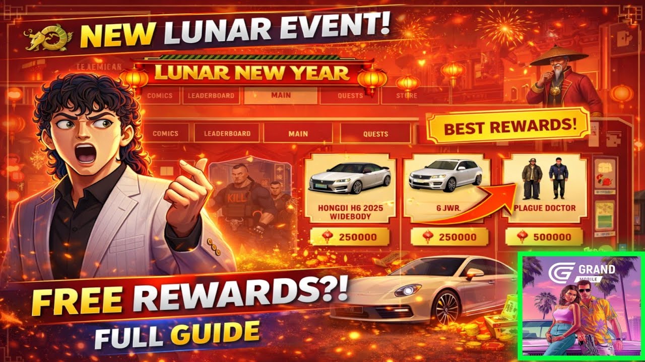 🐉 NEW Chinese Lunar New Year Event is HERE! FULL GUIDE & Rewards! | Grand Mobile RP Life Simulator