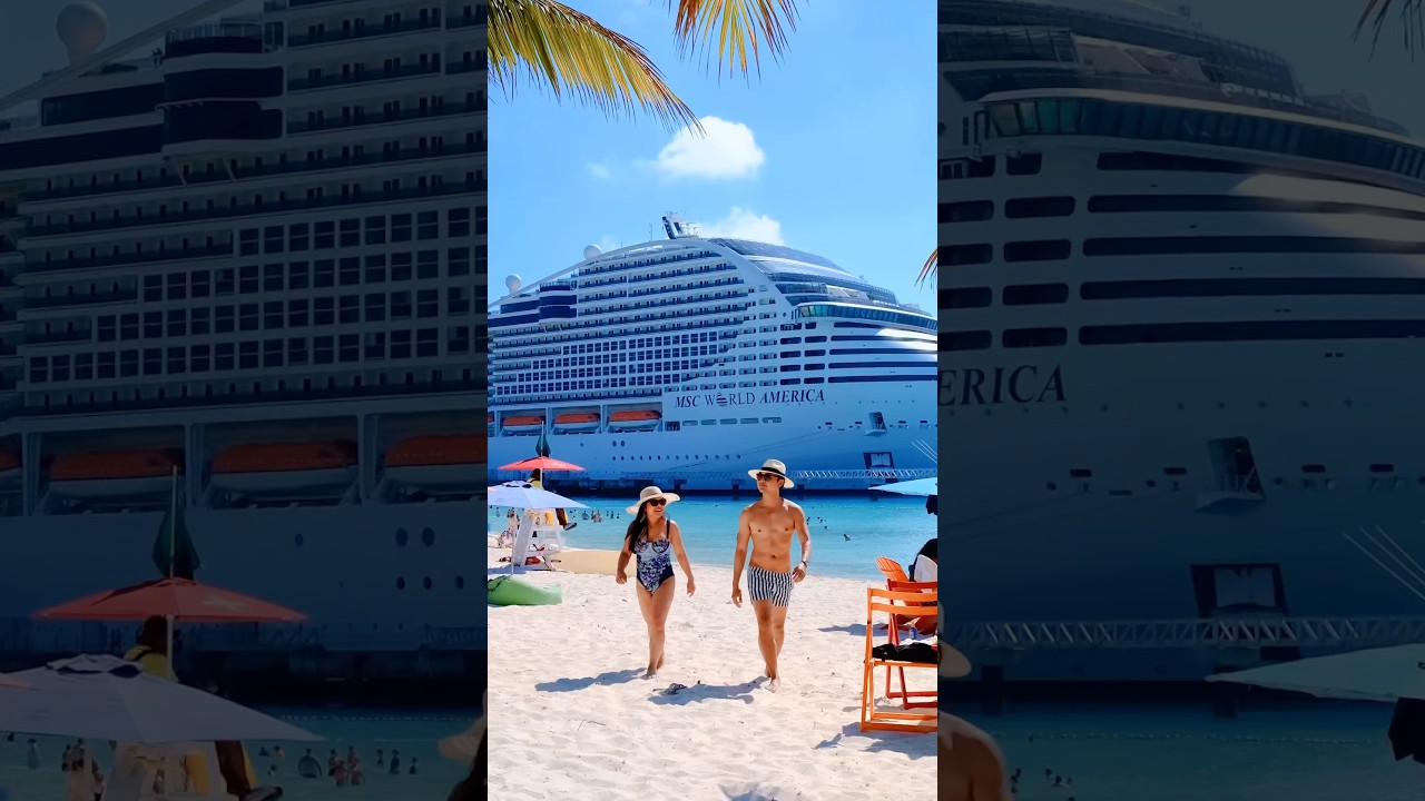 We went on the ship everyone’s talking about! ​⁠🛳️🌴 @msccruisesofficial @msccruisesusa #msc