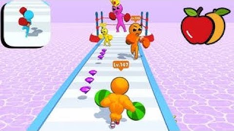 🍎Upgrading to the STRONGEST MAN in level up runner | 2022