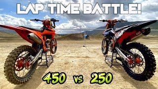 WHICH BIKE AM I FASTER ON? - 450SXF vs 250SXF