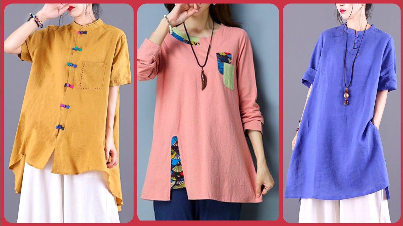 Summer Tunics Top And Cotton Shirt Designs For Teenage Girls Youtube