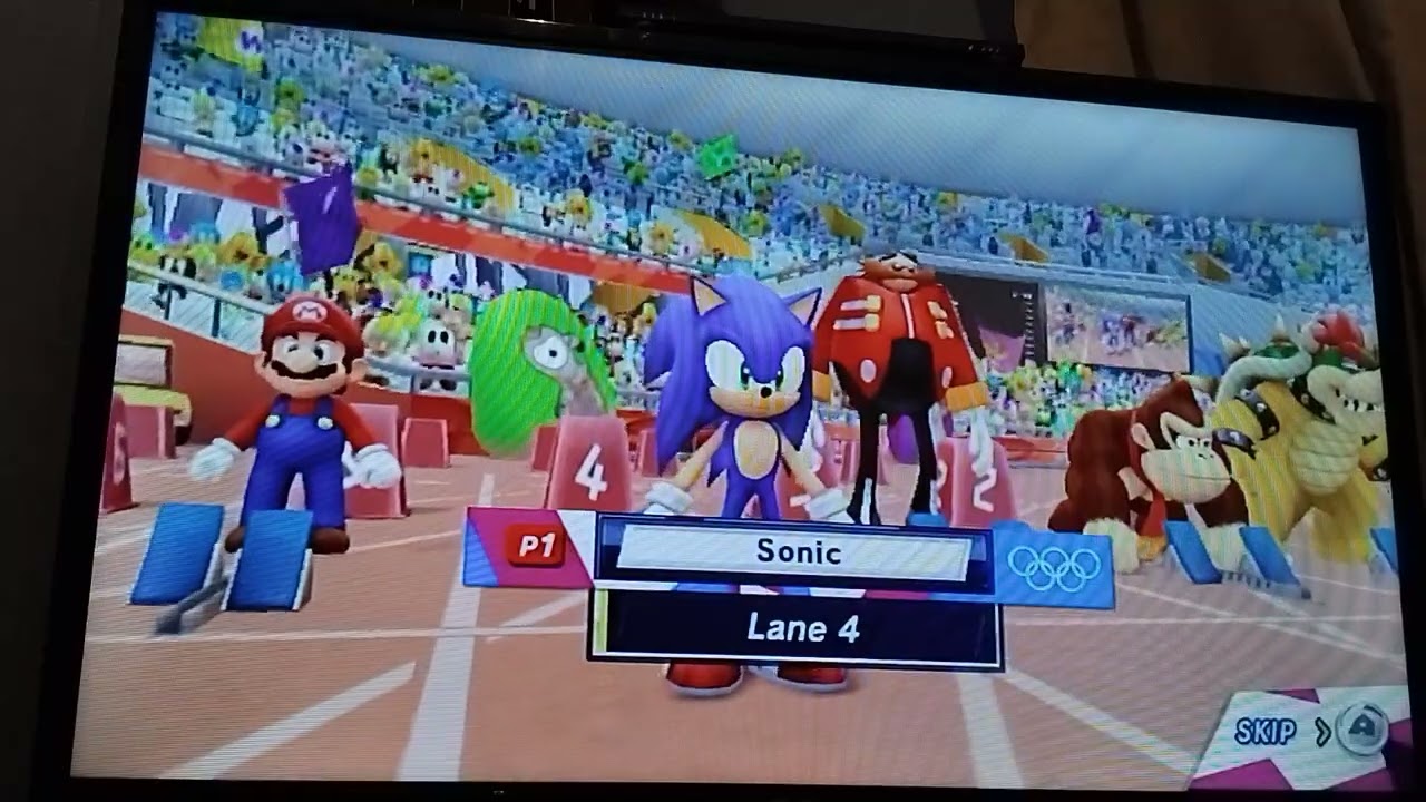 Sonic Runs The 100m Dash