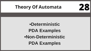 Deterministic PDA Example | Non Deterministic | Theory of automata in Hindi Urdu  LECTURE 28