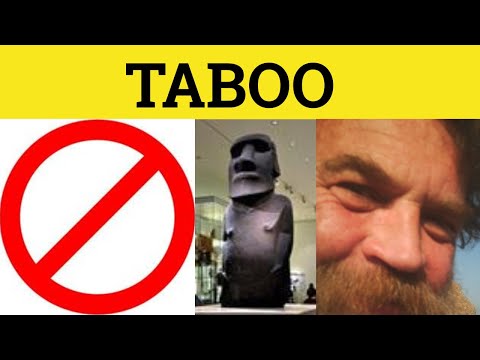 🔵 Taboo Tabu - Taboo Meaning - Tabu Examples - Polynesian Words in English