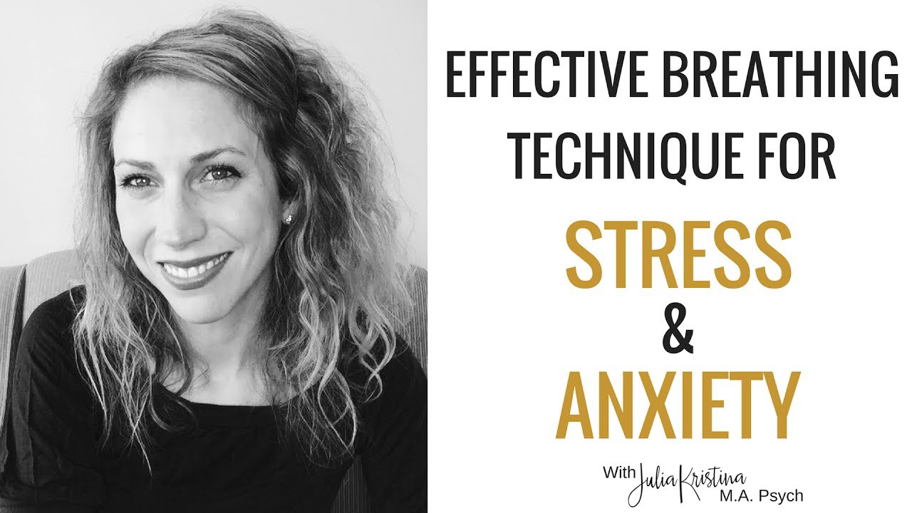 A Simple Breathing Exercise for Stress & Anxiety - YouTube
