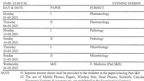 Jammu University Revised datesheet out exam starts from 3 May 2021