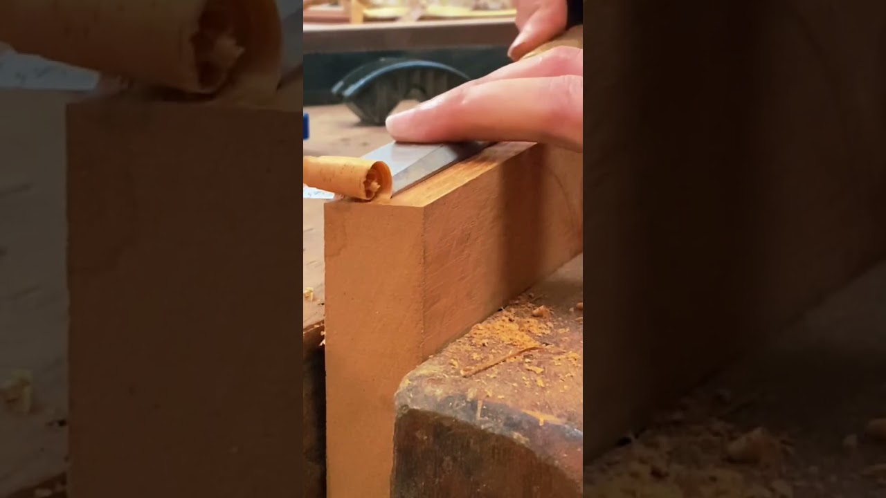 Testando a afiação dos meus formões # 