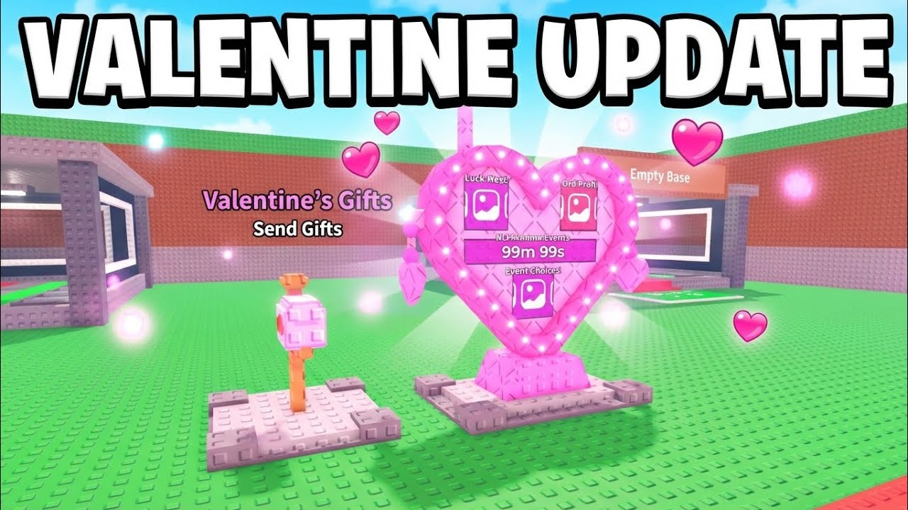 VALENTINE🩷 ОБНОВЛЕНИЕ В STEAL A BRAINROT! Новая база и новый механика в Укради Брэинрот!