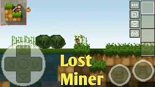 2D Game.(Lost Miner) Minecraft Like Game. Game play