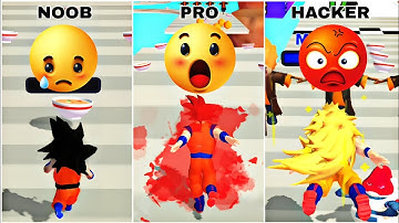 NOOB vs PRO vs HACKER - Fighters Run - GamePlay