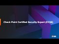 Check Point Certified Security Expert (CCSE)