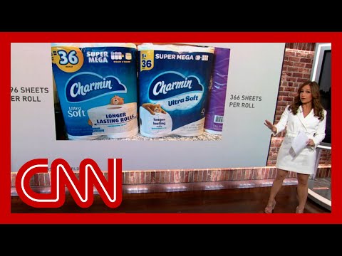 CNN reporter shows how products are shrinking but keeping the same price