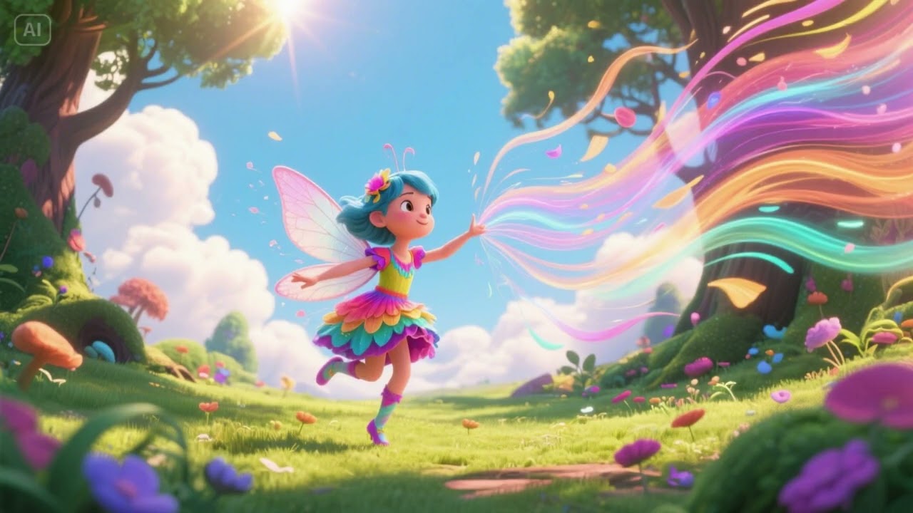 The Little Fairy's Windy Day! | Nursery Rhymes & Kids Songs - YouTube