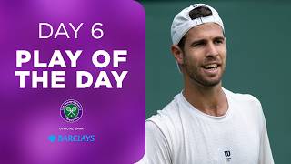 Through the legs! | Barclays Play of the Day | Day 6 | Wimbledon 2026