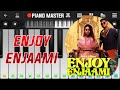 ENJOY ENJAAMI TAMIL SONG EASY PIANO TUTORIAL