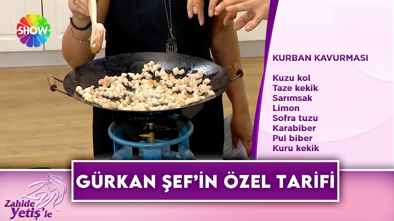 Gürkan Şef'in çok özel kurban kavurması tarifi...