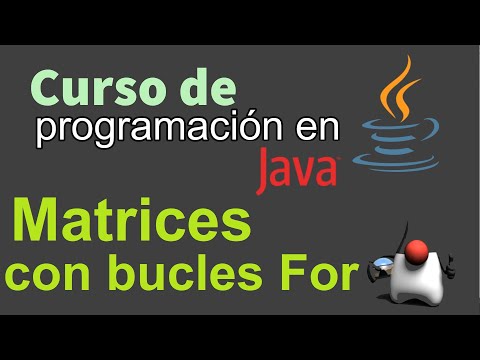 Curso de Java desde Cero | MATRICES CON BUCLE FOR  (video 41)