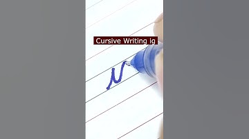 How to write small letter ig | Cursive writing a to z #cursivewriting #handwriting  #shorts