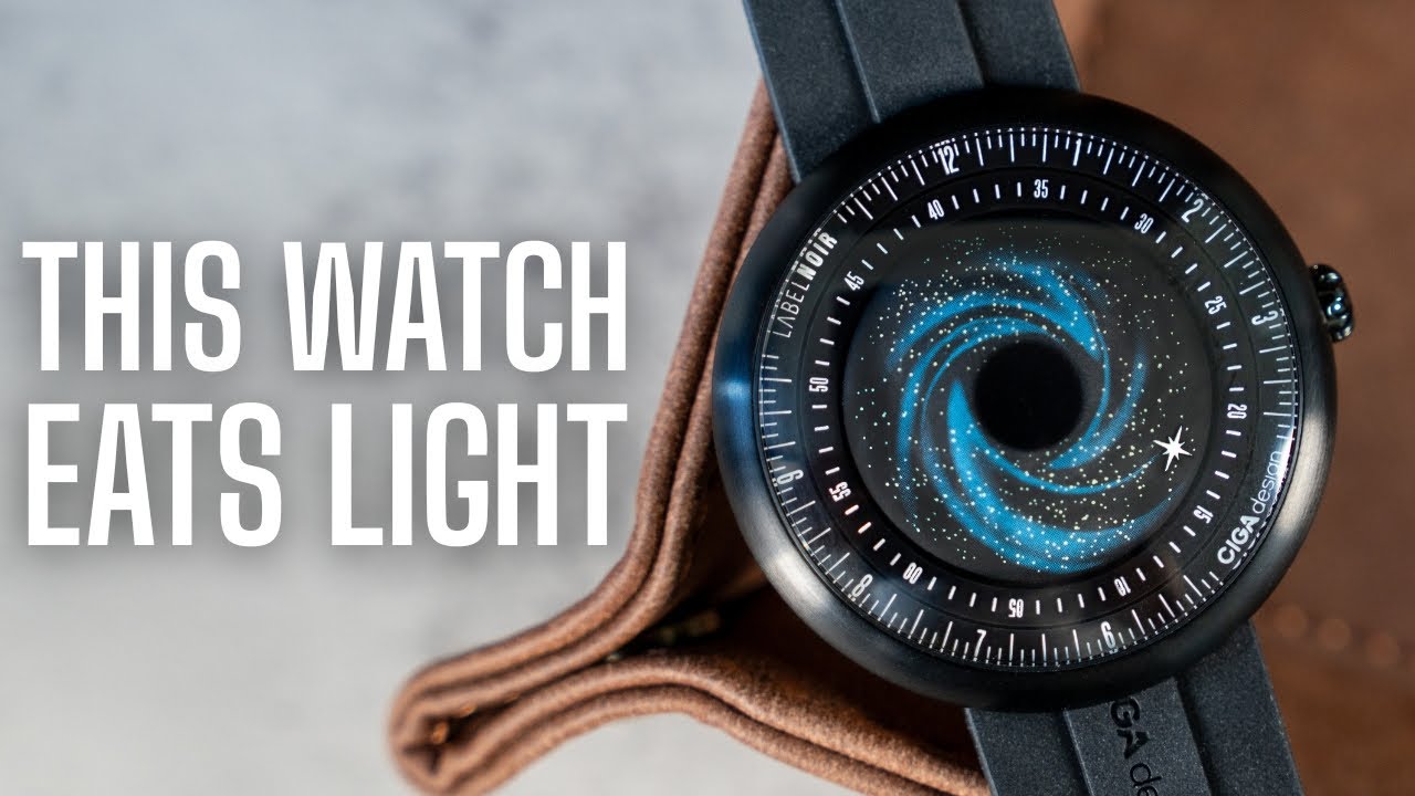 This Futuristic Watch Absorbs Light Like a Black Hole - CIGA Design ...