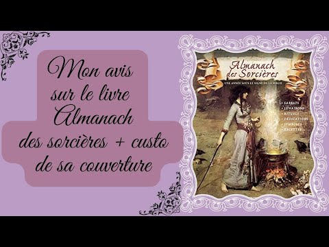 ⭐??mon avis sur le livre Almanach des sorcières + custo de sa couverture