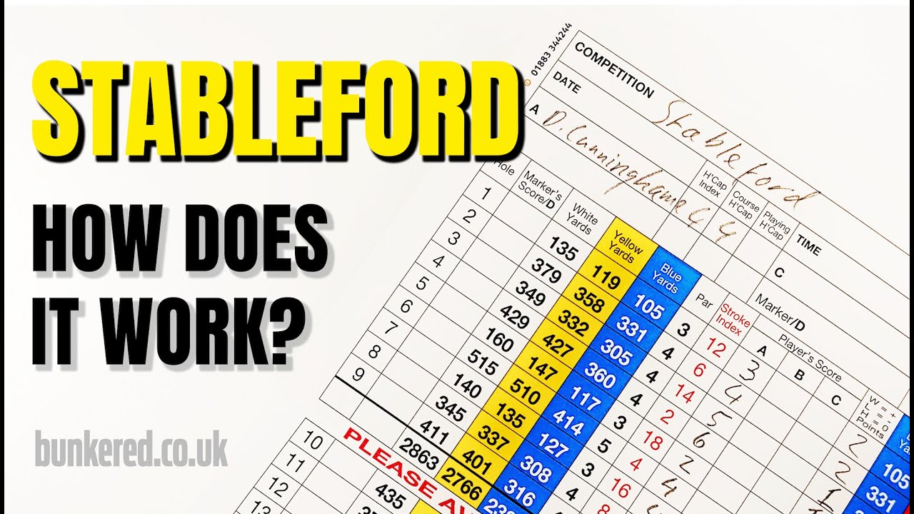 STABLEFORD – HOW DOES IT WORK? - YouTube