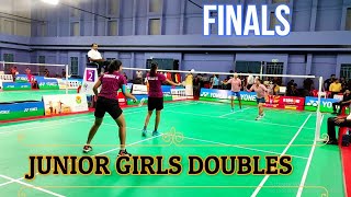 FINALS || U19 GIRLS DOUBLES || SRINIDHI & SHREYA BALAJI [1] vs KEERTHIKA C.H & NAYANA OASIS [2]